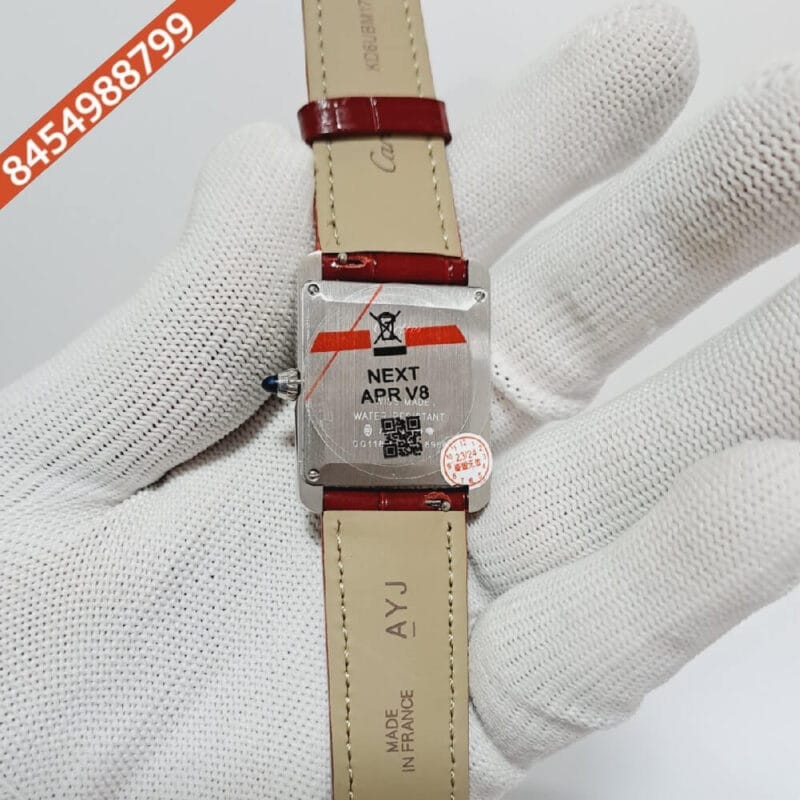 Cartier Tank Must Full Red Swiss watch - Image 4
