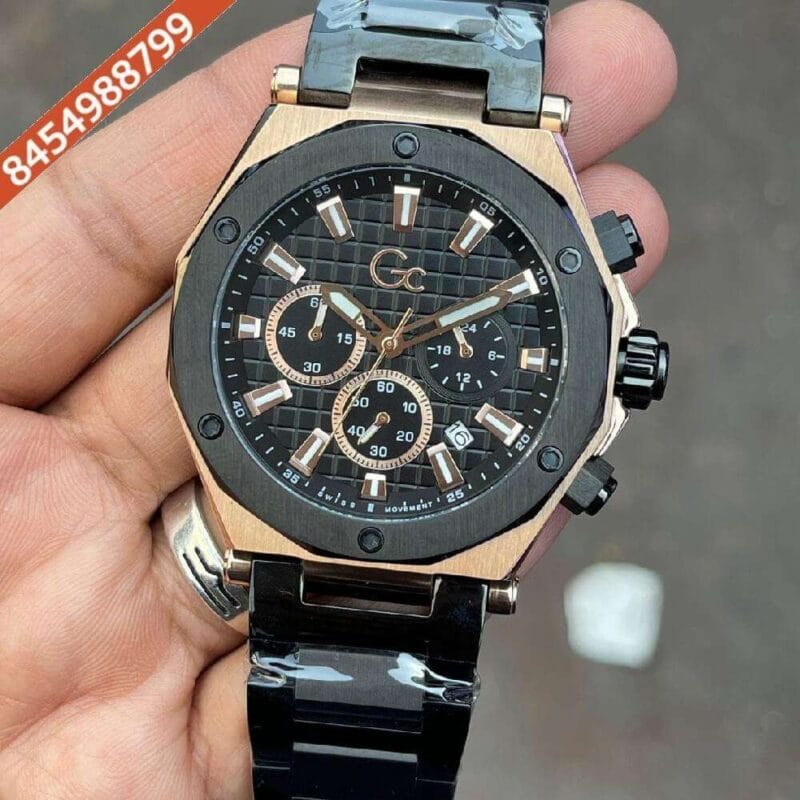 GC Chronograph Full Black Swiss Watch