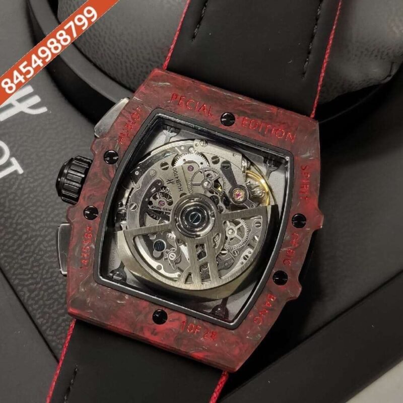 Hublot Spirit Of BB Carbon Red Swiss ETA Automatic Watch - Image 2