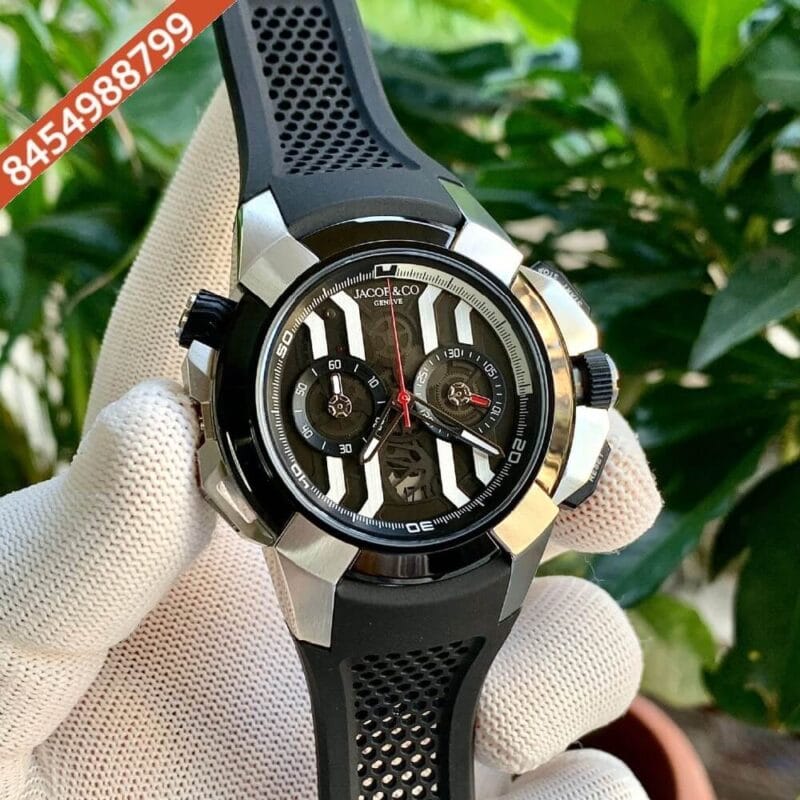 Jacob & Co Epic X Chronograph Black Dial Swiss Automatic Watch