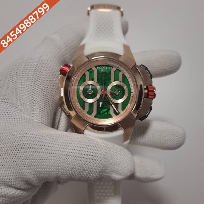 Jacob & Co Epic X Chronograph Green Dial Swiss Automatic Watch