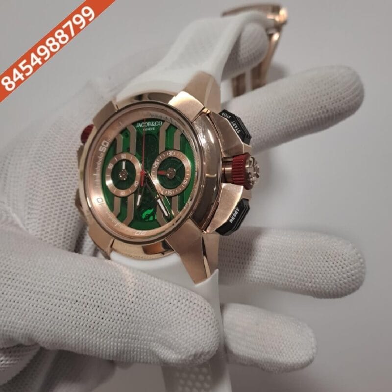 Jacob & Co Epic X Chronograph Green Dial Swiss Automatic Watch - Image 2