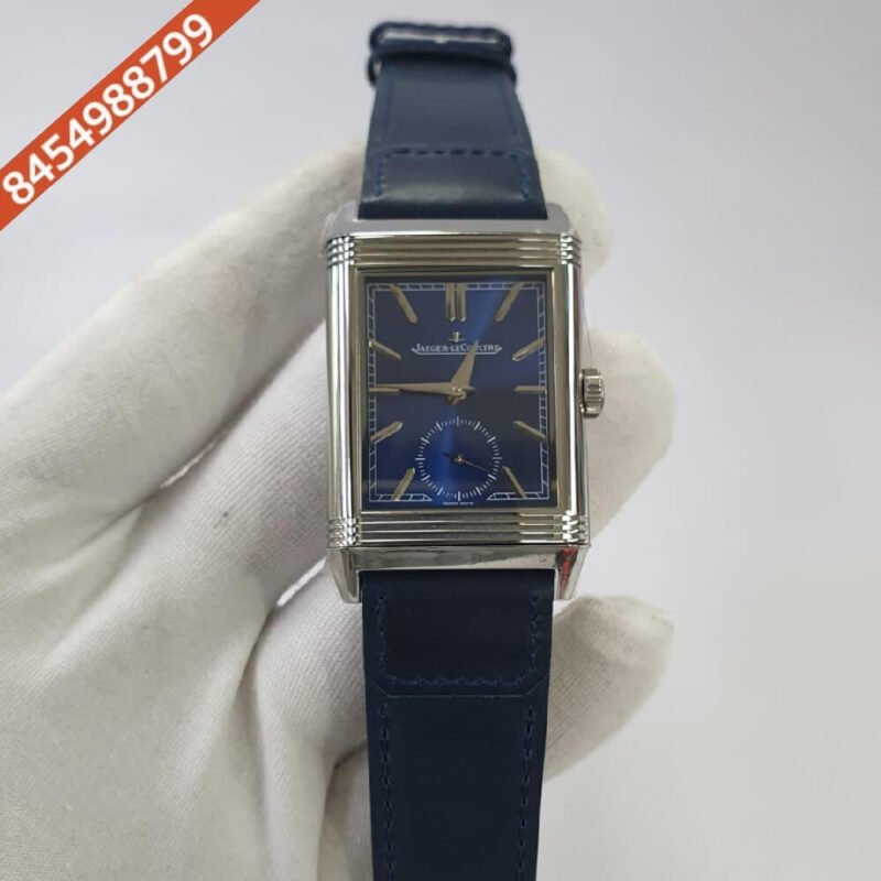 Jaeger-LeCoultre Reverso Tribute Blue Dial Swiss ETA Automatic Movement  Watch