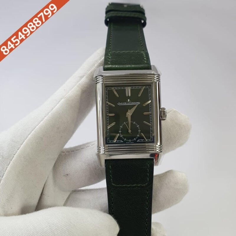 Jaeger-LeCoultre Reverso Tribute Green Dial Swiss ETA Automatic Movement  Watch