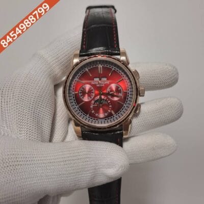 Patek Philippe Grand Complications Red Dial Swiss Automatic Watch