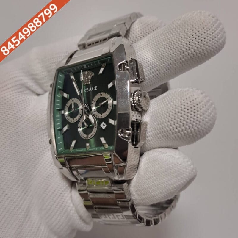 Versace Dominus Chronograph Green Dial Swiss Watch - Image 3