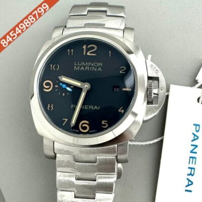 Panerai GMT Steel Black Dial Swiss Automatic Watch
