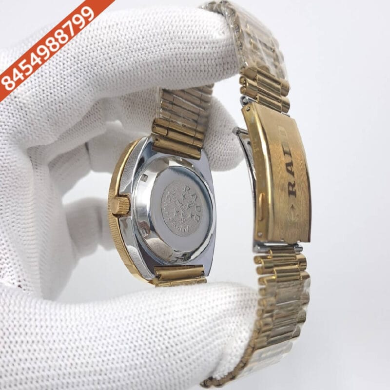 Rado Diastar Two Way Panther Gold Dial Swiss Watch Day-Date Automatic Watch - Image 4