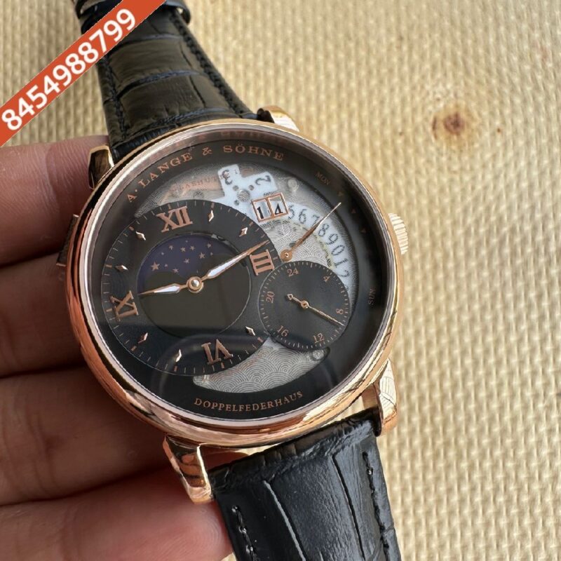 A. Lange & Söhne Grand Lange Luminious Black Dial Swiss Automatic Watch
