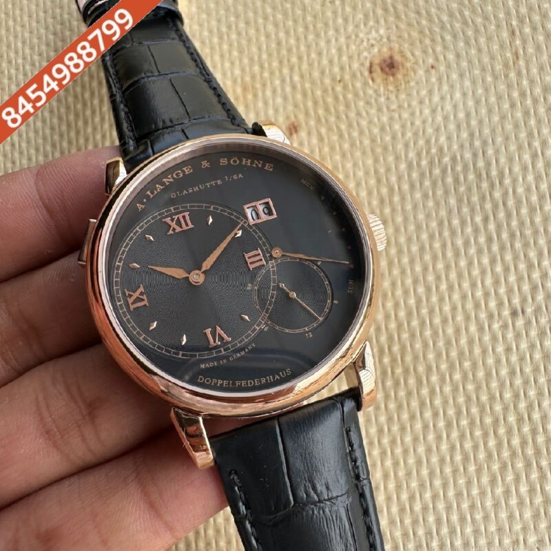A. Lange & Söhne Grand Lange Luminious Black Dial Swiss Automatic Watch