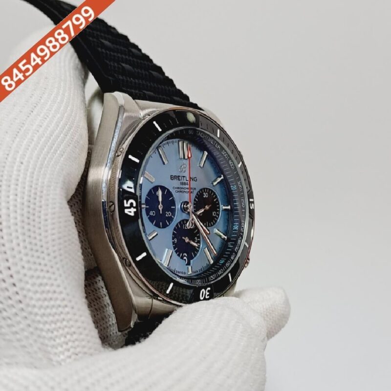 Breitling Super Chronomat B01 44 Ice Blue Dial Swiss Watch - Image 2