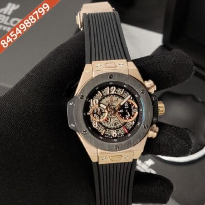 Hublot Big-Bang UNICO King Black Dial Black Rubber Strap Swiss Watch