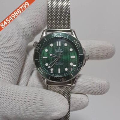 Omega Seamaster Co-Axial 007 Green Dial Swiss Automatic Watch
