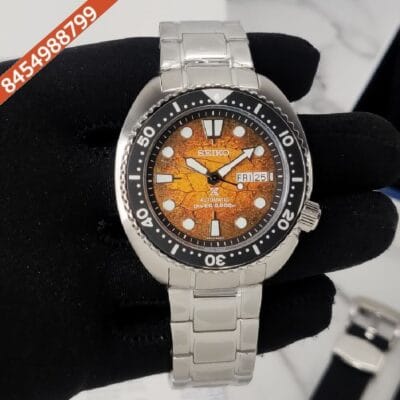 Seiko Prospex Brown Dial Stainless Steel Case Stainless Steel Strap Swiss Automatic Watch