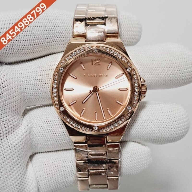 Michael Kors Lennox Full Rose Gold Swiss Watch