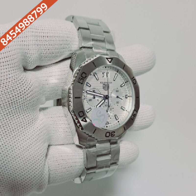 TAG HEUER Aquaracer Professional 200 Watch White Dial Stainless Steel Strap Swiss Watch - Image 2