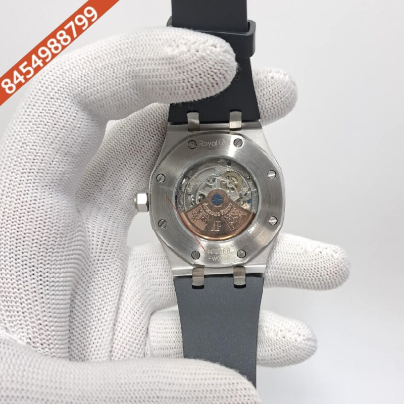 Audemars Piguet Royal Oak Silver Skeleton Dial Swiss Automatic Watch - Image 4