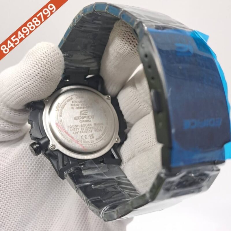 Casio Edifice Full Black Swiss Watch - Image 4