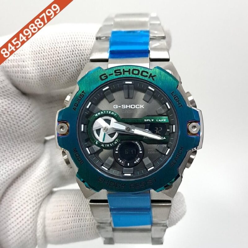 Casio G-Shock Stainless Steel Black Dial Swiss Watch