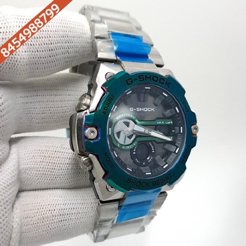 Casio G-Shock Stainless Steel Black Dial Swiss Watch - Image 2