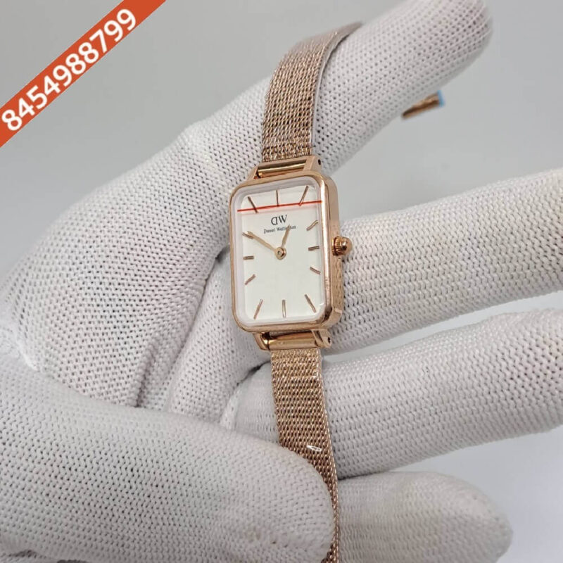 Daniel Wellington Ladies White Dial full Rose Gold Swiss Watch - Image 2