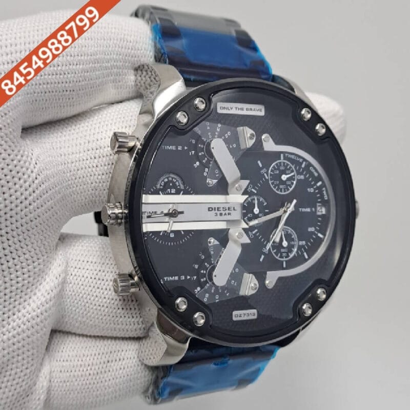 Diesel Big Daddy 10 Bar Black Dial Swiss Watch - Image 3