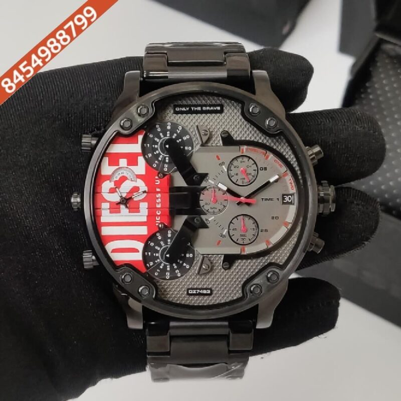 Diesel Big Daddy 2.0 Dz-7463 Grey Dial Swiss Watch