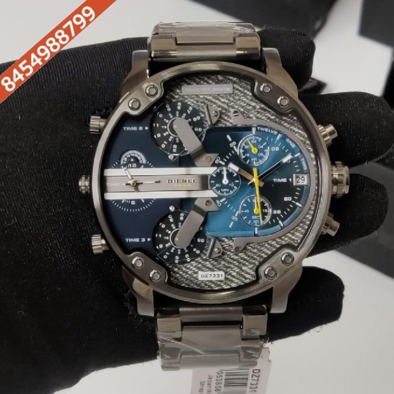 Diesel Mr. Daddy Dz-7331 Grey Dial Swiss Watch
