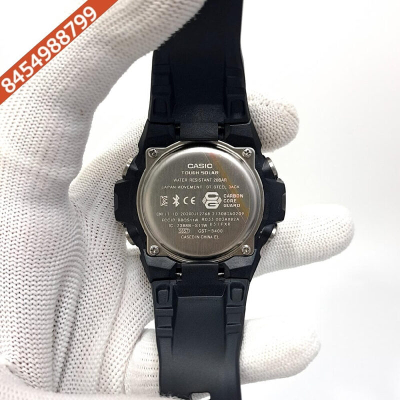 G-Shock Casio Black Rubber Strap Black Dial Swiss Watch - Image 4