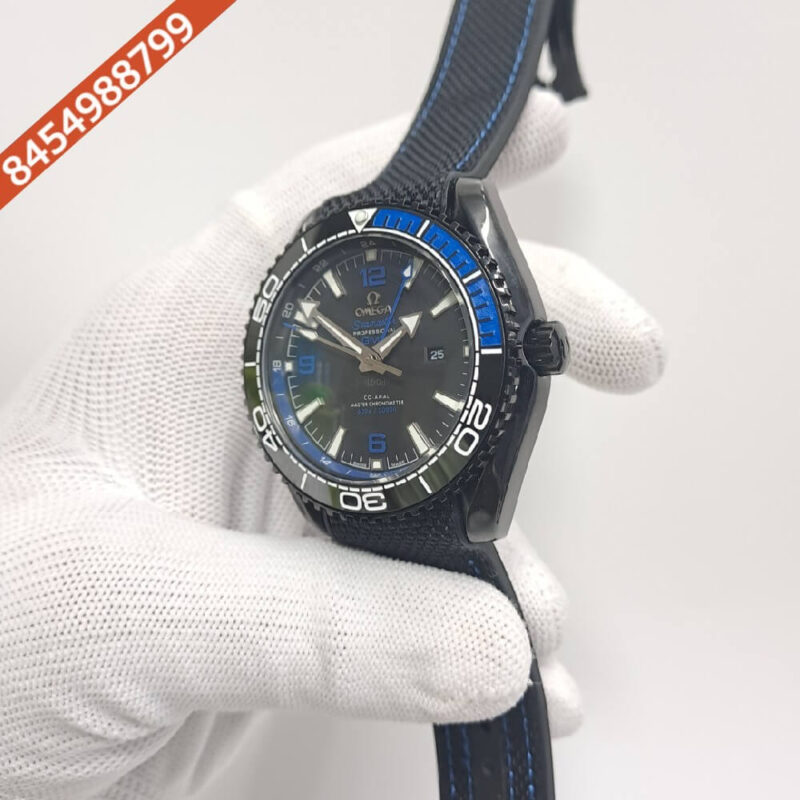 Omega Planet Ocean 600M Co-Axial Diver Black Blue Swiss Automatic Watch for Sale - Firstcartindia.com