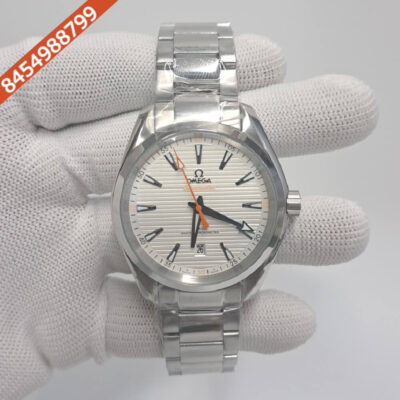 Omega Seamaster Aqua Terra Master Chronometer Silver White Dial Swiss Automatic Watch