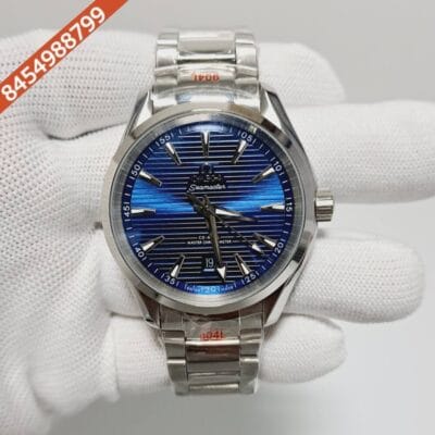 Omega Seamaster Aqua Terra Master Chronometer Blue Dial Swiss Automatic Watch