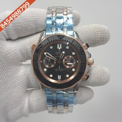 Omega Seamaster Professional Diver 300M Dual Tone Black Dial Swiss Automatic Watch