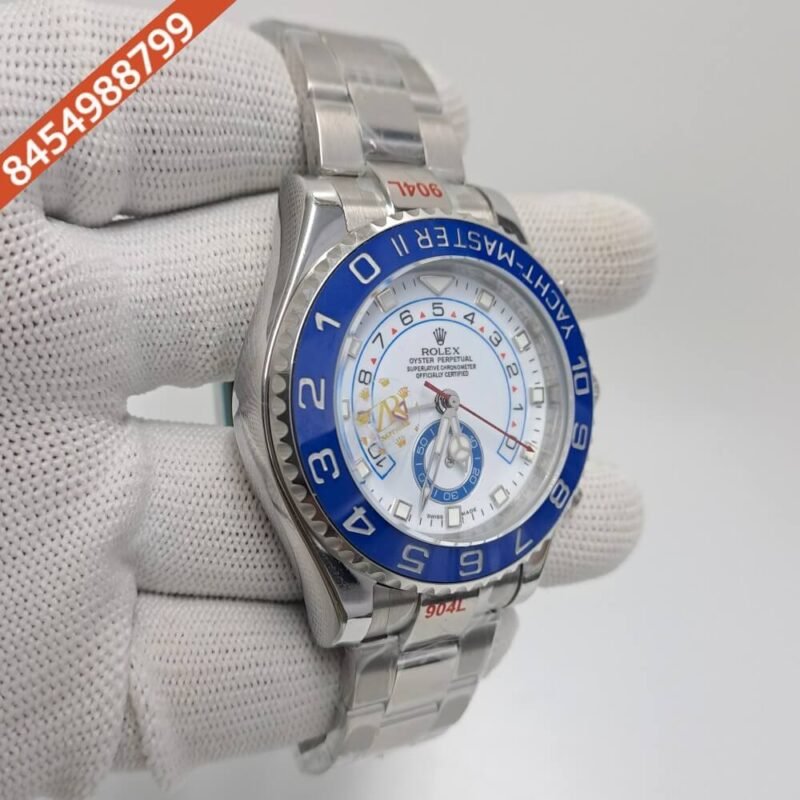 Rolex Oyster Perpetual Yacht-Master 2 Silver Swiss Automatic Watch - Image 2