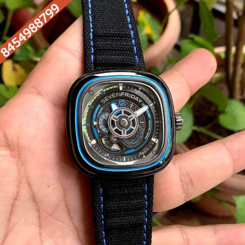 Seven Friday Beach Club Skeleton Dial Swiss Automatic Watch