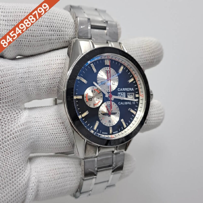 TAG Heuer Carrera Blue Dial Swiss Watch - Image 3