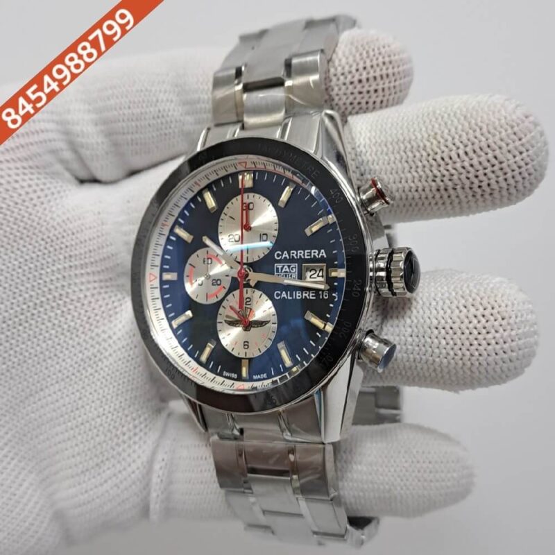 TAG Heuer Carrera Blue Dial Swiss Watch - Image 2