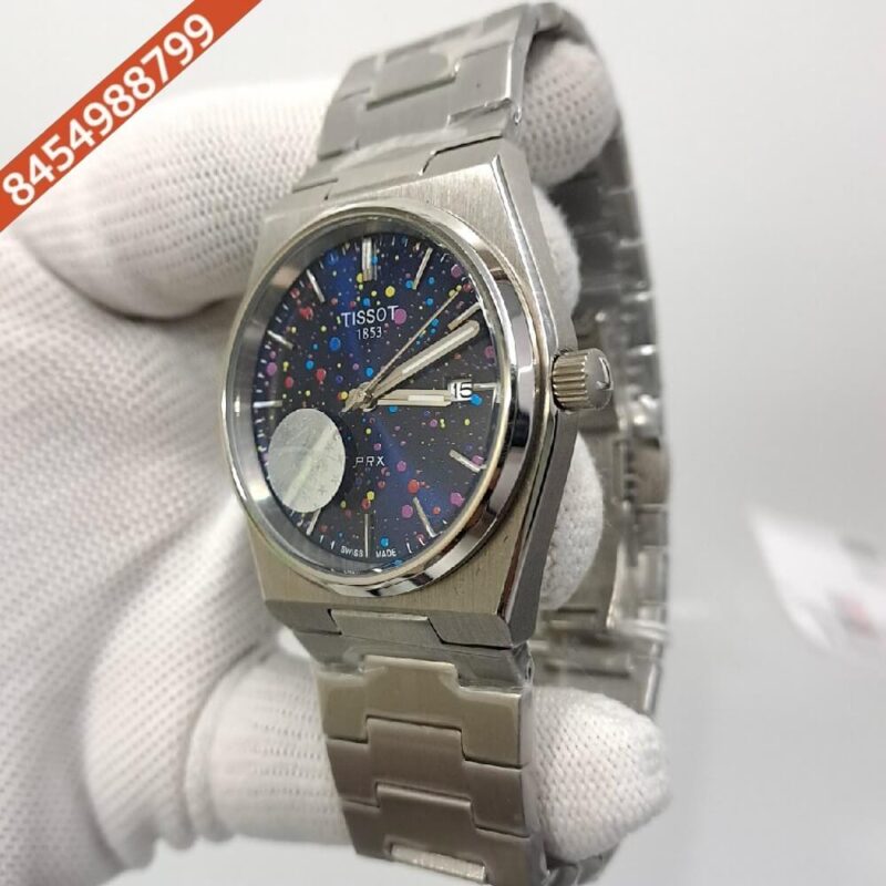 Tissot PRX Artic Steel Sky Blue Dial Swiss Watch - Image 3