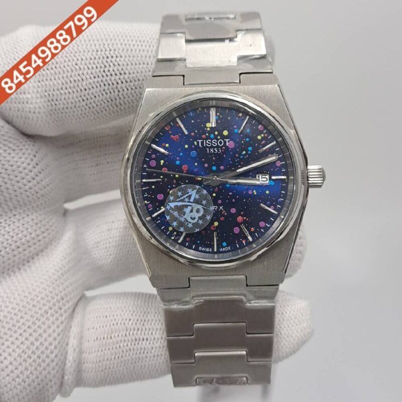 Tissot PRX Artic Steel Sky Blue Dial Swiss Watch