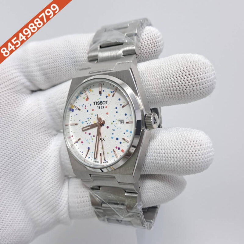 Tissot PRX Artic Steel Sky White Dial Swiss Watch - Image 3