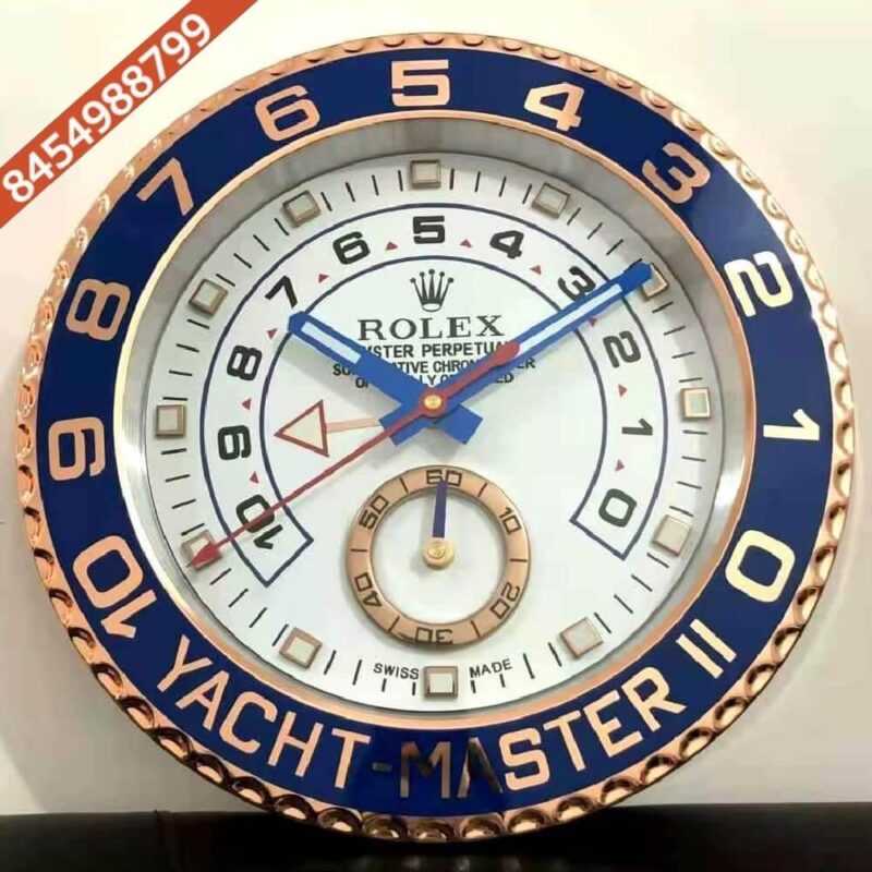 Rolex Oyster Perpetual Yacht-Master 2 White Dial Wall Clock