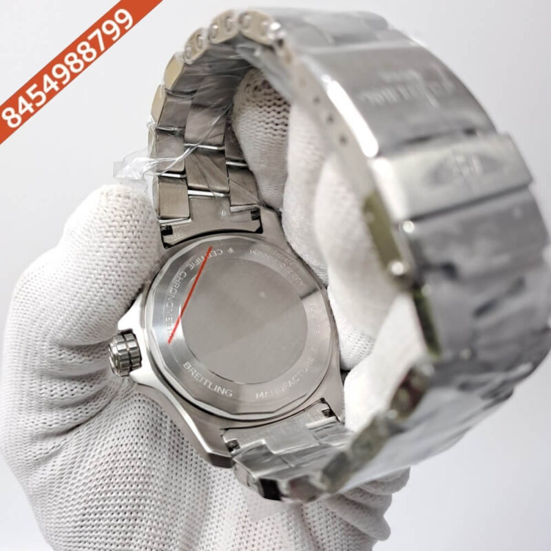 Breitling Chronometer Avenger Black Dial Structure Stainless Steal Swiss Automatic Watch - Image 4