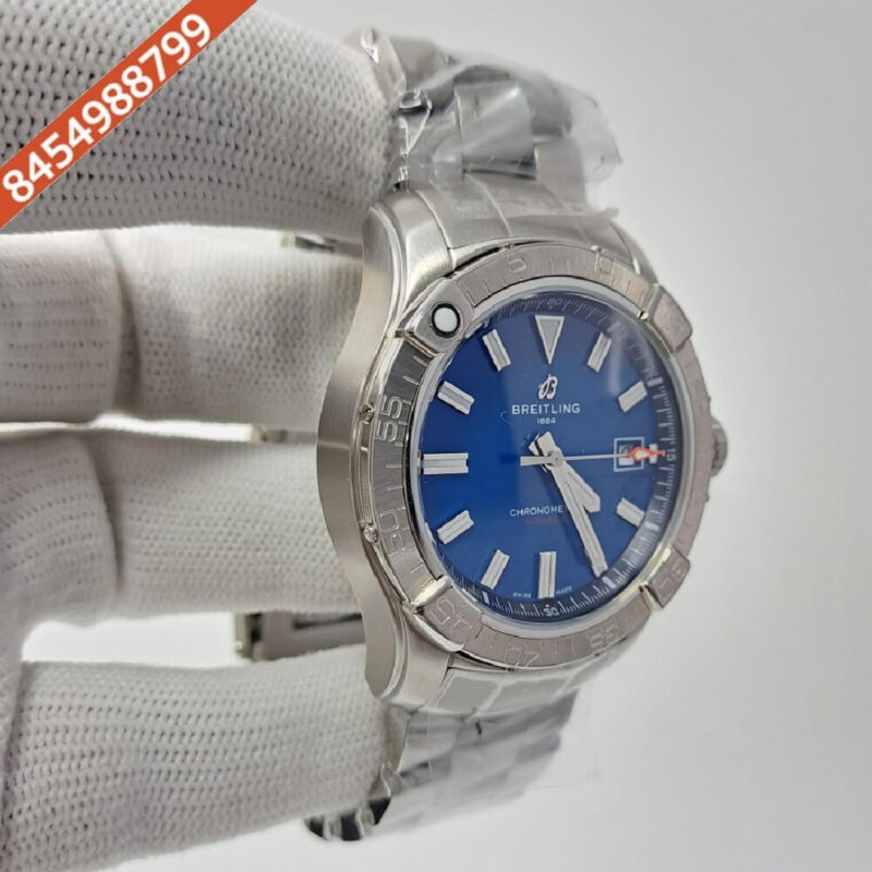Breitling Chronometer Avenger Blue Dial Stainless Steal Swiss Automatic Watch - Image 2