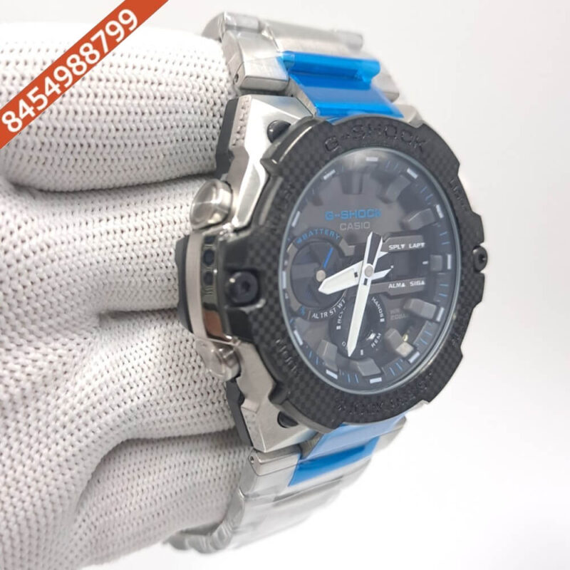 Casio G-Shock Stainless Steel Black Dial Swiss Watch - Image 3