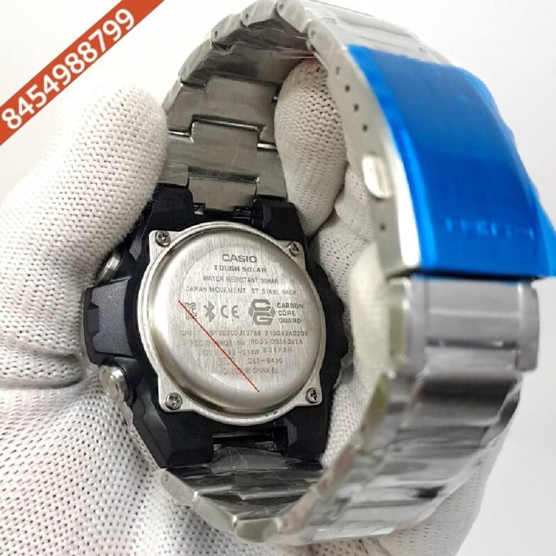 Casio G-Shock Stainless Steel Black Dial Swiss Watch - Image 4