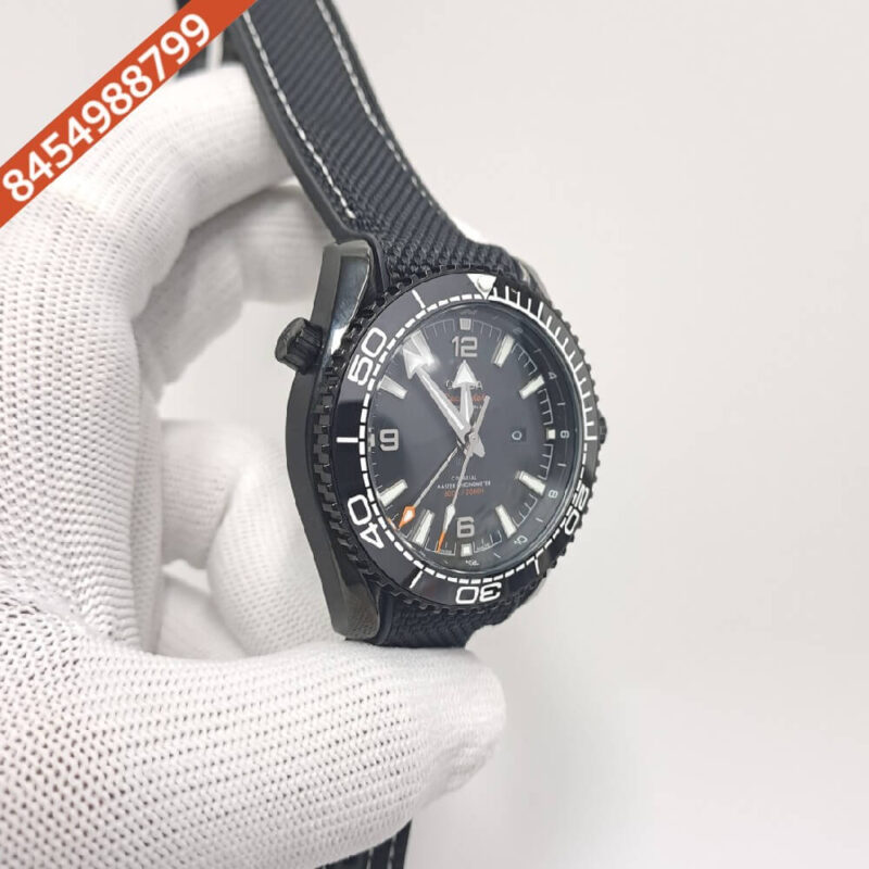 Omega Planet Ocean 600M Co‑Axial Diver Black Dial  Swiss Automatic Watch - Image 2