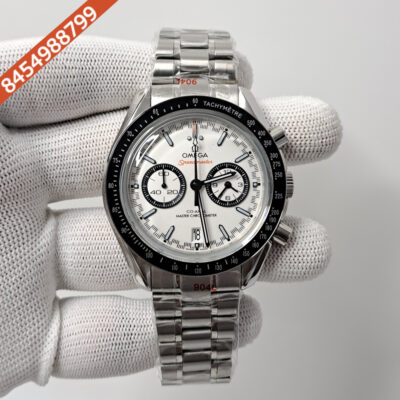 Omega Speedmaster Racing Co-Axial Master White Dial Swiss Watch