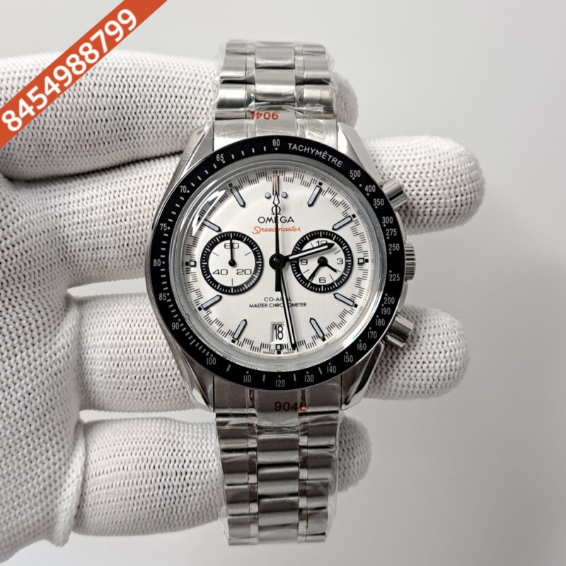Omega Speedmaster Racing Co-Axial Master White Dial Swiss Watch