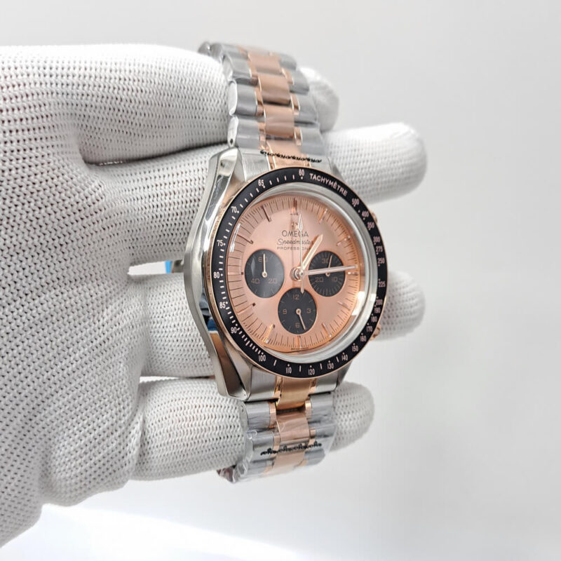 Omega Speedmaster Rose Gold Dial Swiss Watch - Image 2