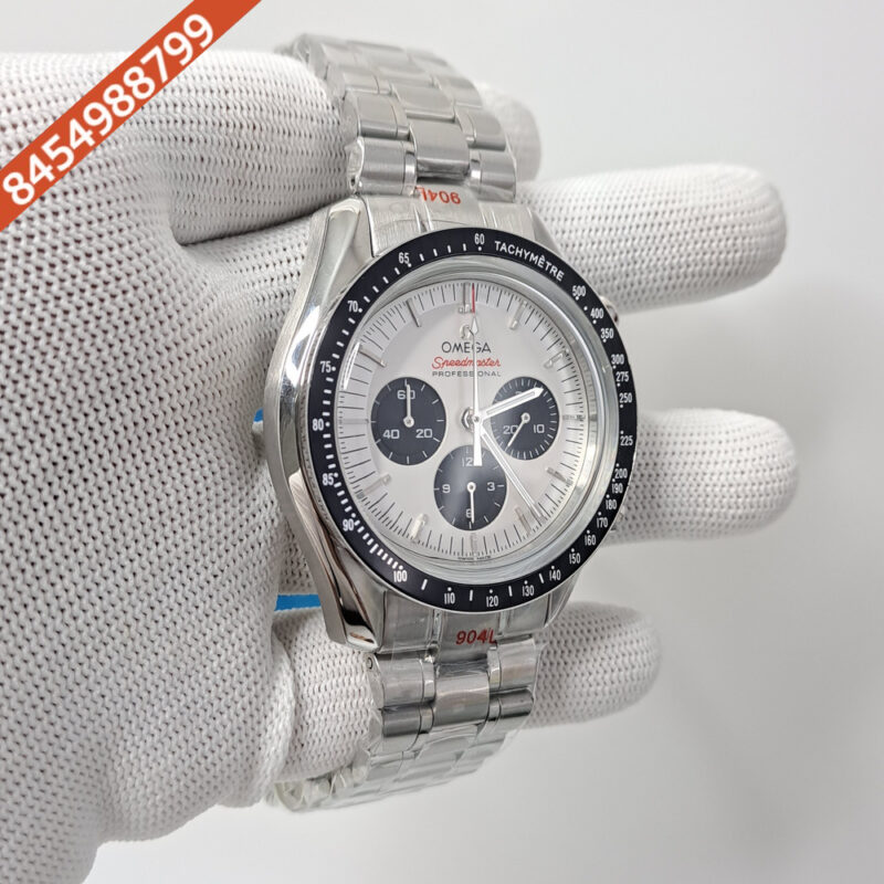 Omega Speedmaster White Dial Silver White Dial Swiss Watch - Image 2